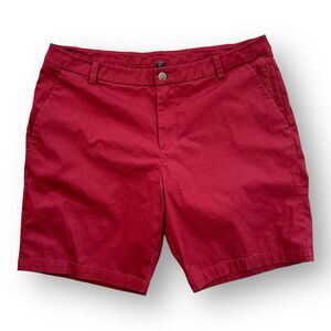 Lululemon Men's ABC Short 9" Utilitech Cotton Blend Red Size 36 Dark Merlot